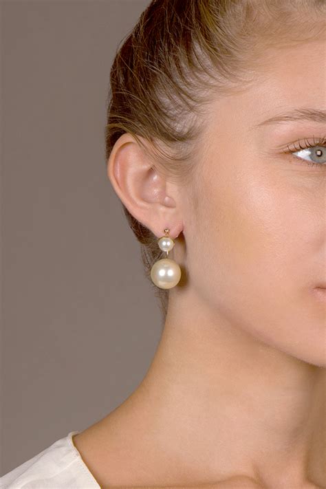 christian dior pearl earings|christian dior pearl earrings price.